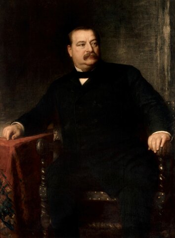 Grover Cleveland, formerly the 22nd U.S. President, becomes the 24th President