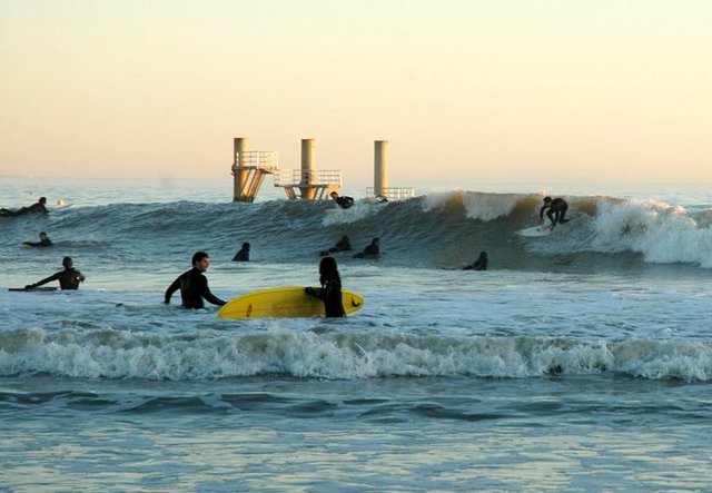 Vague de l'embarcadère (Vendée)