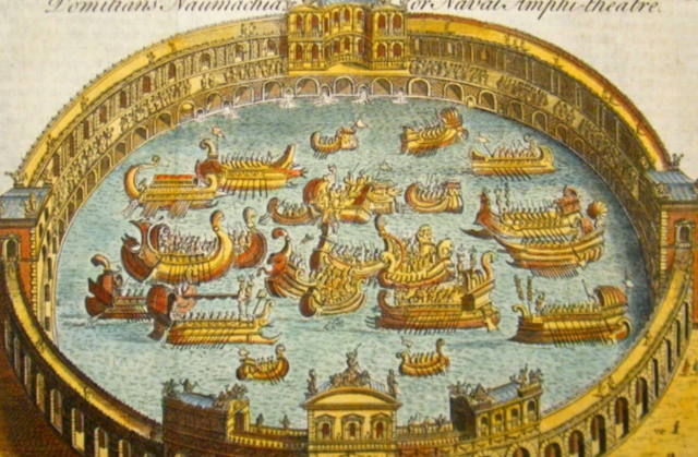 naumachia between Athenians and Persians