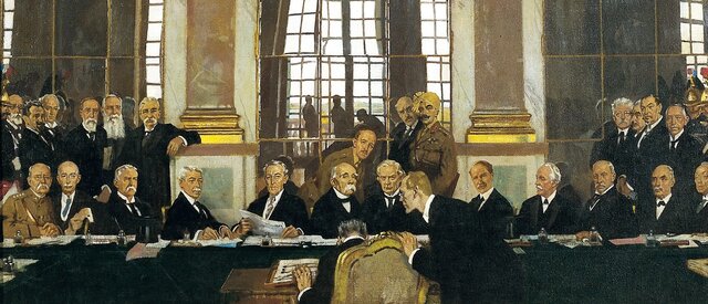 WWI Over - Treaty of Versailles Signed