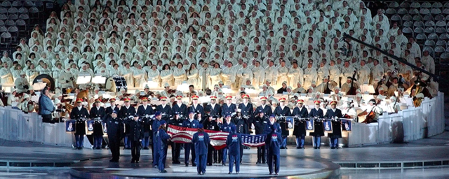 Tabernacle Choir Sings at Olympics