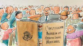 Timeline: línea del tiempo sobre las constituciones en México