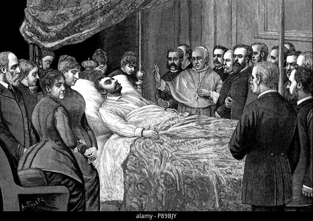 Fallecimiento de Alfonso XII