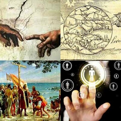 Timeline: Línea de tiempo Los cuatro Humanismos