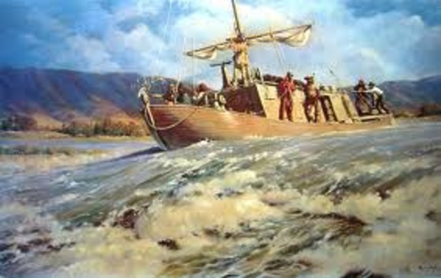 Lewis and Clark sail off together