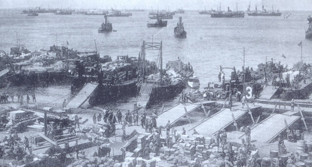 Desembarco de las tropas españolas en Alhucemas