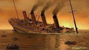 El hundimiento del HMHS Britannic.