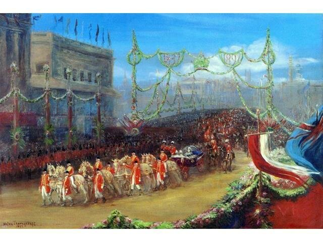 Queen Victoria celebrates her Diamond Jubilee