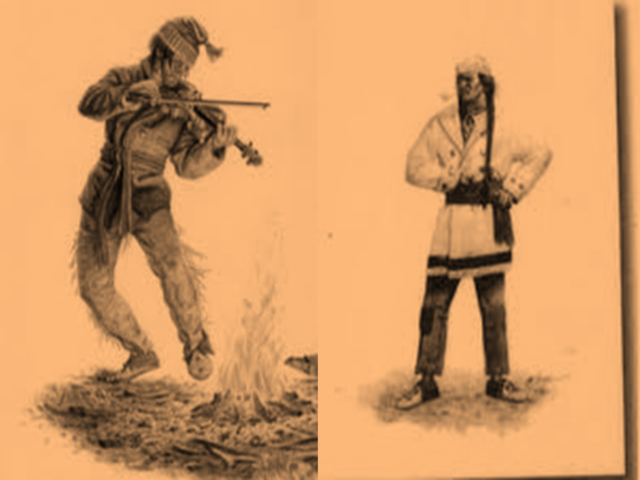 Lewis rides ahead, and Clark sails to meet him