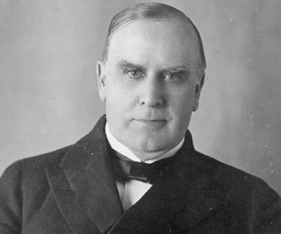 William McKinley becomes President of the United States
