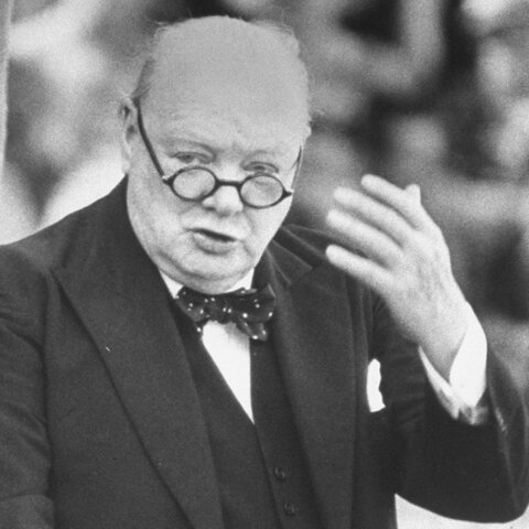 Churchill Adresses The U.S.