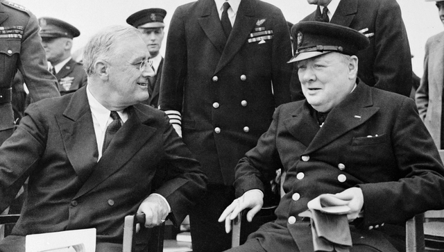 FDR And Churchill Meet