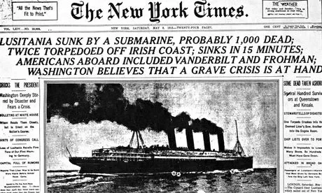 Sinking of the Lusitania