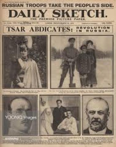 Nicholas II Abdicates