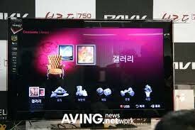 The Samsung PAVV Bordeaux 750 (1st smart TV)