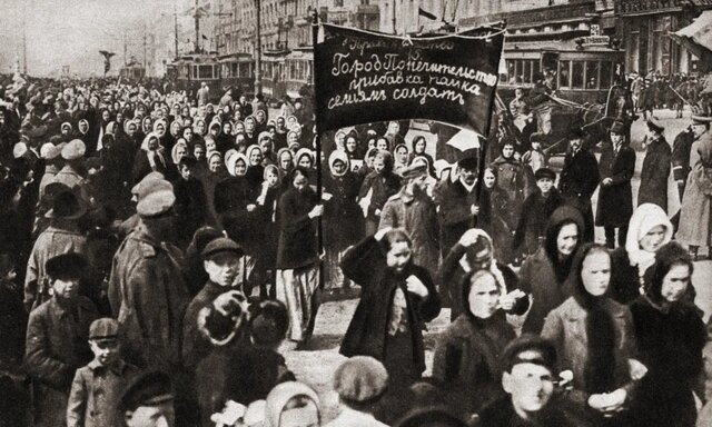 International Women’s Day March in Petrograd