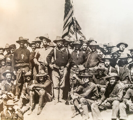 Roosevelt joined the Rough Riders
