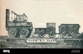 Primera locomotora y ferrocarril Stockton-Darlington