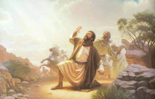 Pablo se convierte al Cristianismo