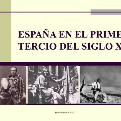 Timeline: Primer tercio del Siglo XX