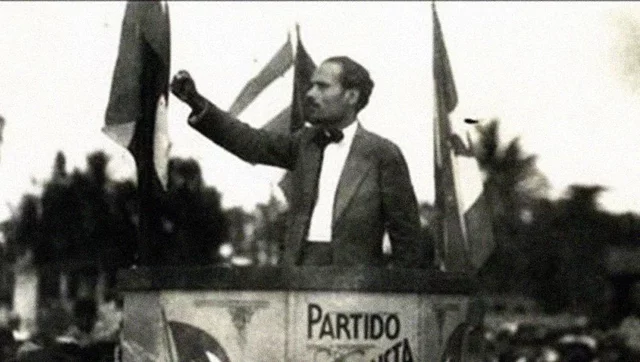 Pedro Albizu Campos lidera el Partido Nacionalista