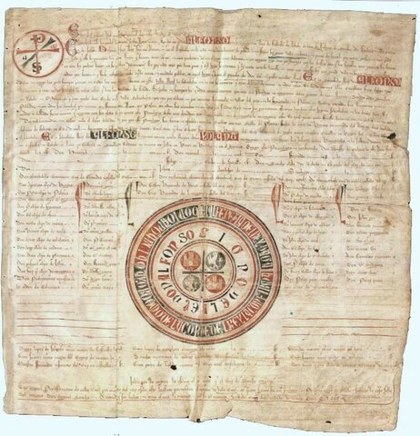 Carta Puebla de Alfonso  I