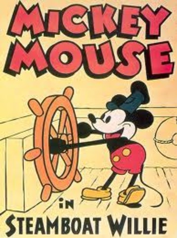 1st animated video, steamboat willie