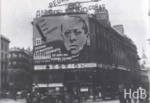 Elecciones generales en las que vence el centro derecha (CEDA y radicales). Se forma un gobierno presidido por Alejandro Lerroux (Partido Radical)