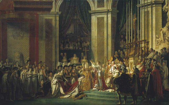 "L'incoronazione di Napoleone" di David