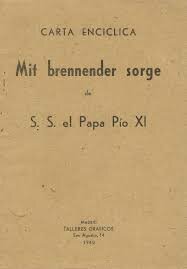 Pío XI- Mit Brennender Sorge