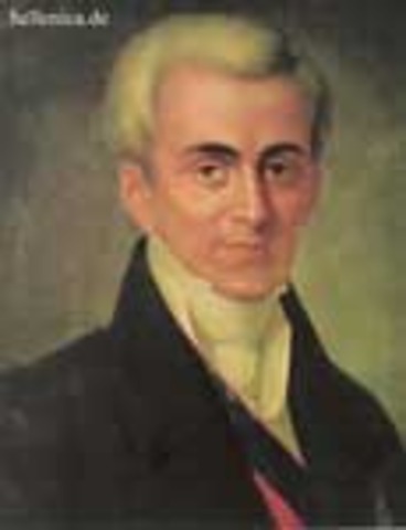 Ioanis Kapodistrias was chosen as the first governer of the new republic of Greece