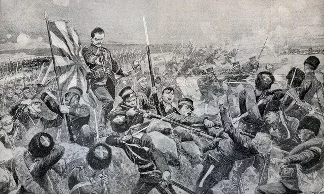 Guerra ruso-japonesa.