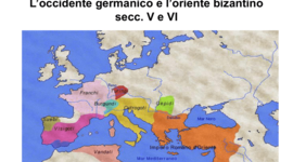 Timeline: L'occidente germanico e l'Oriente bizantino