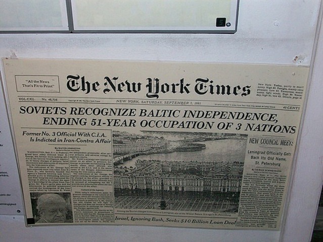 Latvia Declared Independance