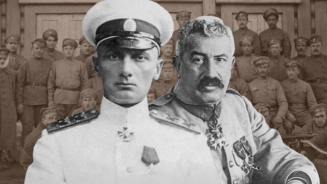 Kolchak (one of the White leaders) begins serious attacks against Reds from Siberia