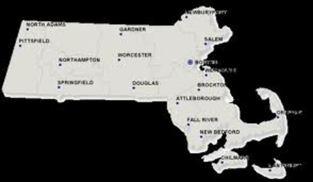 puritains arrive in massachusets