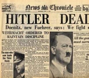 Ocupación de Berlín por los soviéticos y suicidio de Hitler ( 16 de abril de 1945 /  2 de mayo de 1945 )