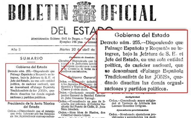 Decreto de unificación