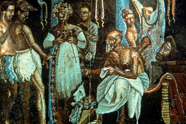 Sophocles defeats Aeschylus