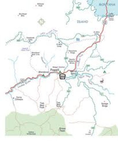 Lewis descends the Bitterroot Mountains along the Lolo trail