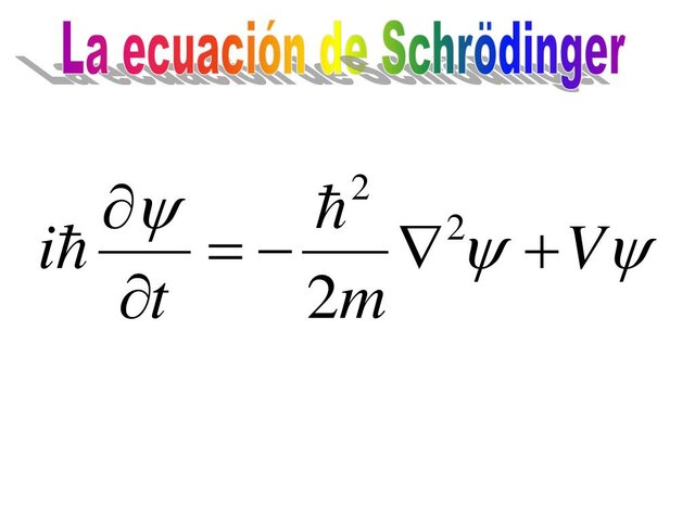ECUACIÓN DE SCHRODINGER