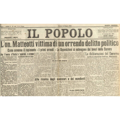 Assassinio Matteotti