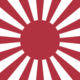 220px war flag of the imperial japanese army (1868–1945).svg