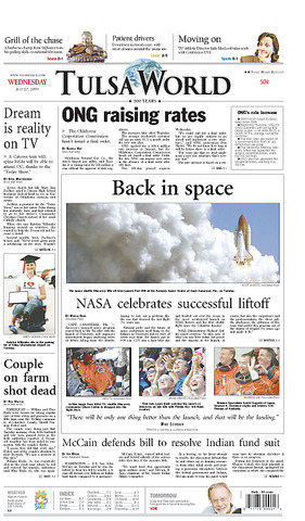 The Okalhoman and Tulsa World's agreement.