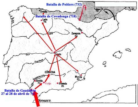 Llegada del Islam a Europa.