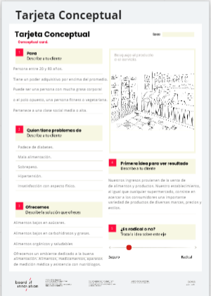 Tarjeta conceptual