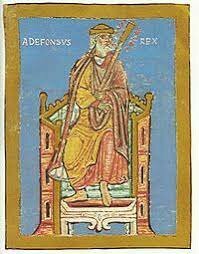 El rei Alfonso mort i divideix al seu territori en tres parts