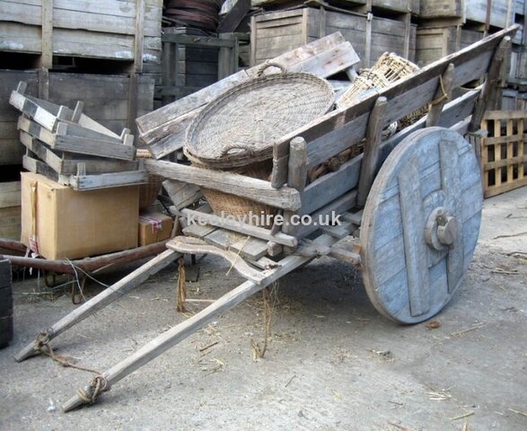 solid wheel cart