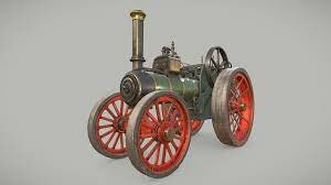 The steam tractor