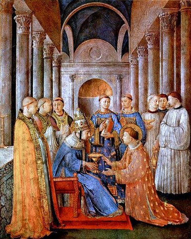 Martirio del Papa Sixto II y del diácono Lorenzo en Roma